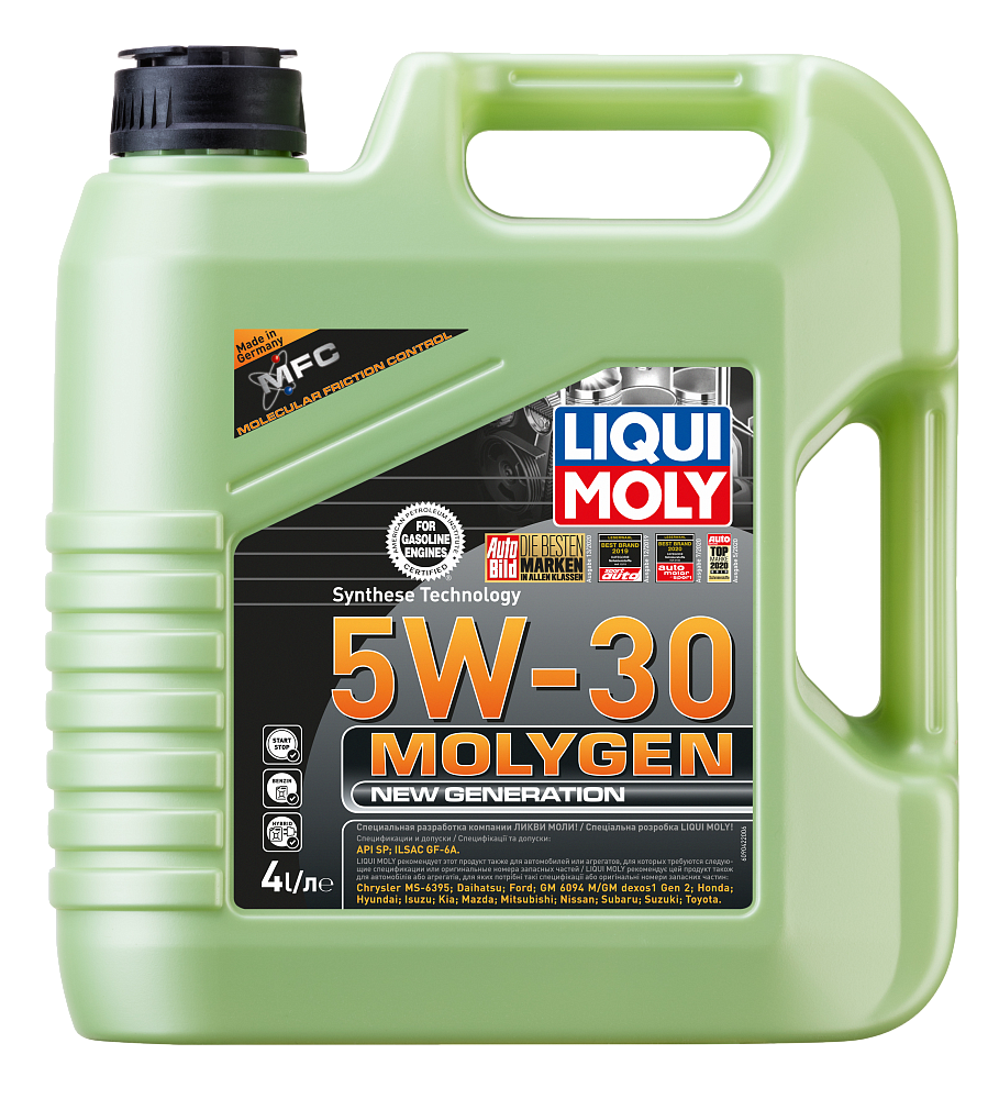 Моторное масло Liqui Moly Molygen New Generation 5W30 синтетическое 4л