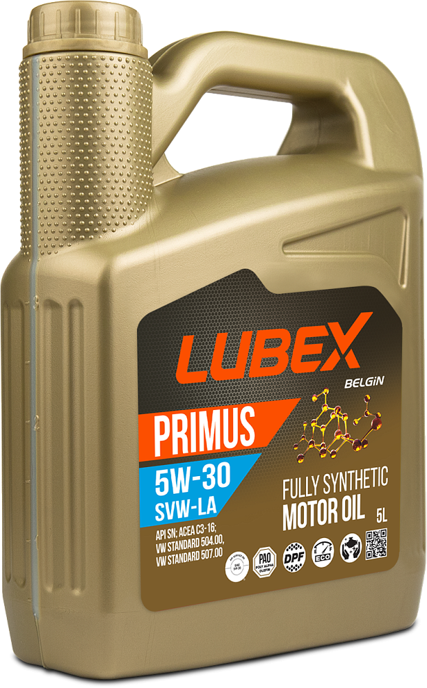 Моторное масло Lubex Primus SVW-LA 5W30 синтетическое 5л