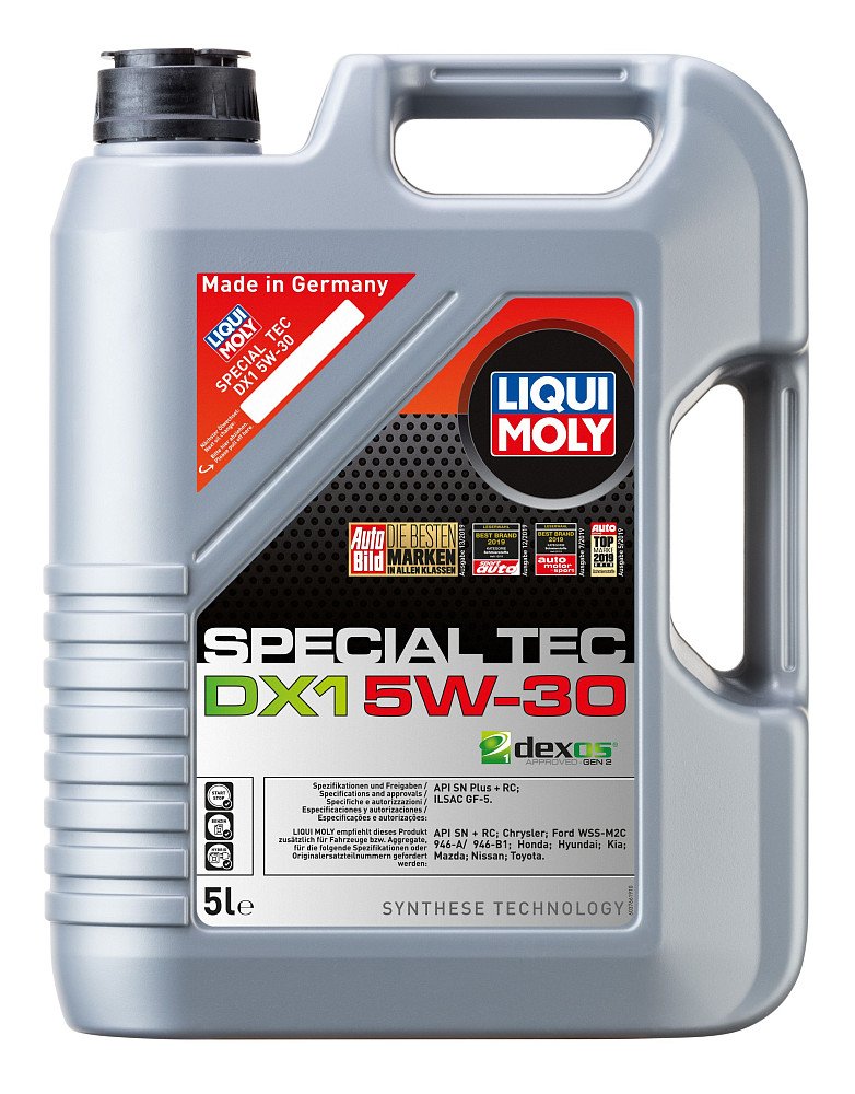 Моторное масло Liqui Moly Special Tec DX1 5W30 синтетическое 5л