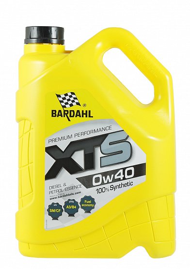 Моторное масло Bardahl XTS 0W40 синтетическое 5л