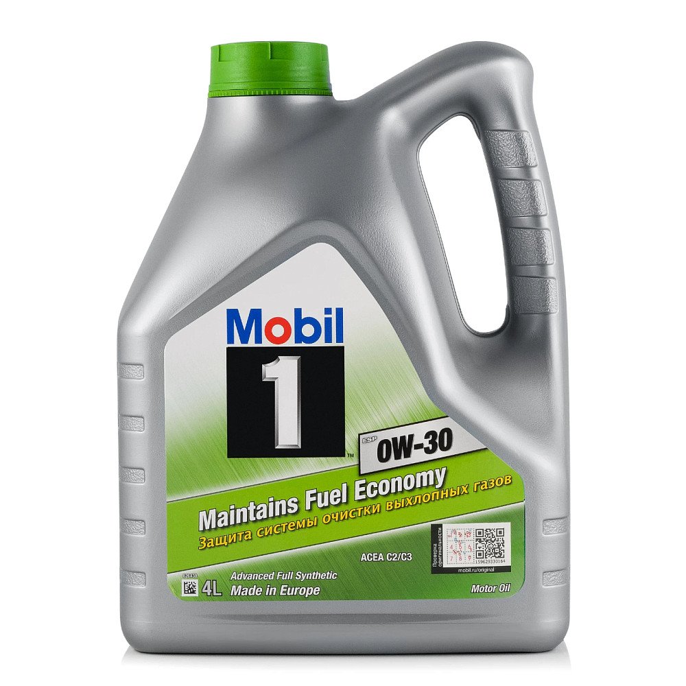 Моторное масло Mobil 1 ESP 0W30 синтетическое 4л