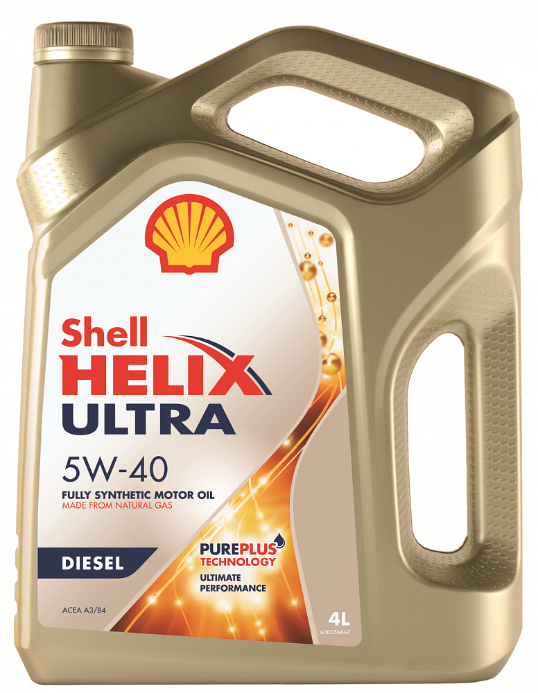 Моторное масло Shell Helix Ultra Diesel 5W40 синтетическое 4л