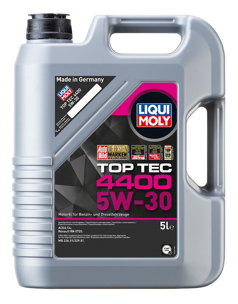 Моторное масло Liqui Moly Top Tec 4400 5W30 полусинтетическое 5л