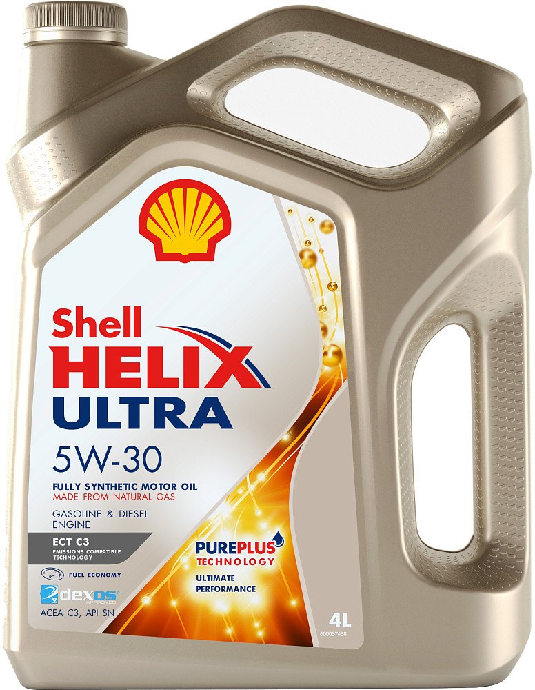 Моторное масло Shell Helix Ultra ECT C3 5W30 синтетическое 4л