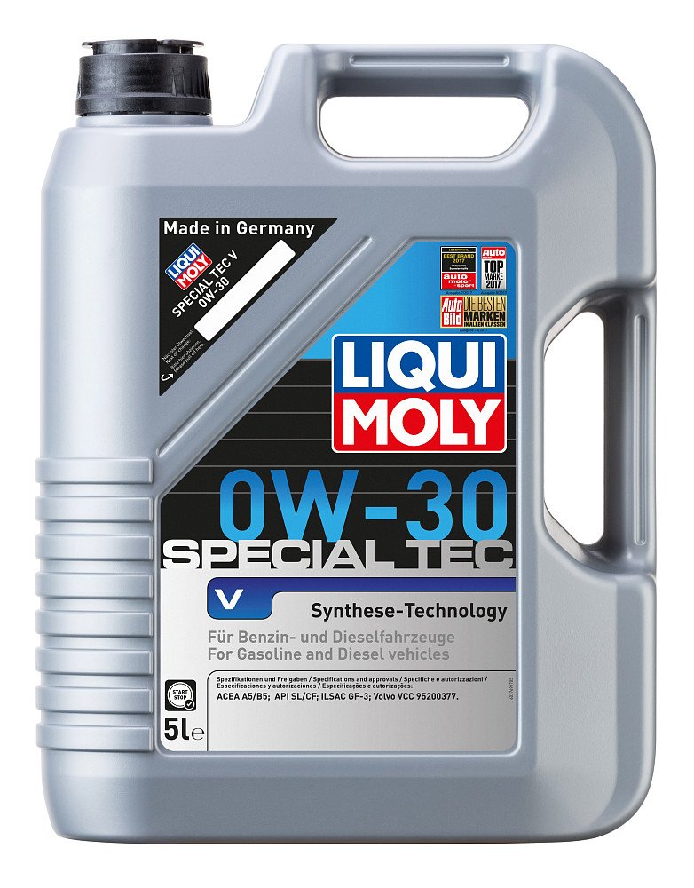 Моторное масло Liqui Moly Special Tec V 0W30 синтетическое 5л