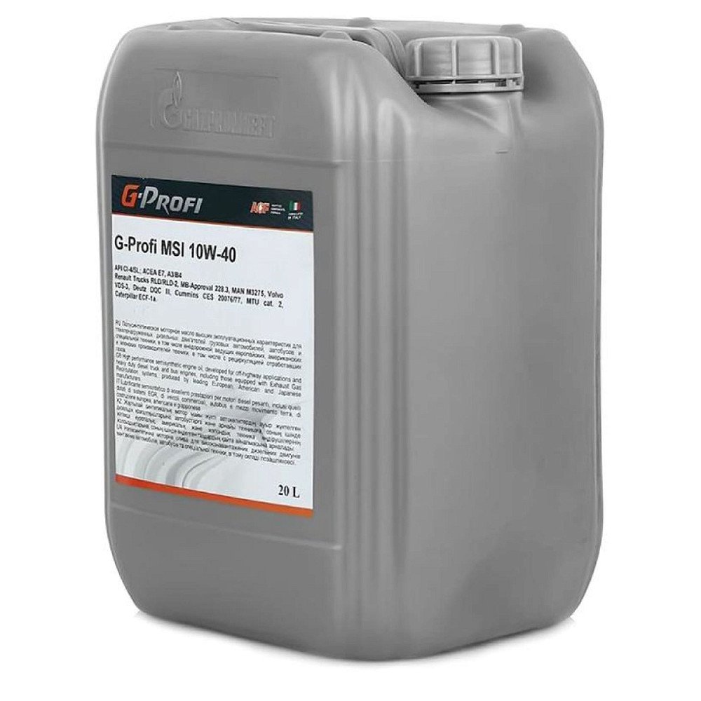 Моторное масло G-Energy G-Profi MSI 10W40 полусинтетическое 20л
