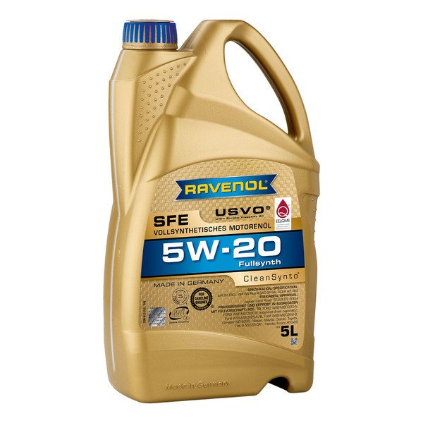 Моторное масло Ravenol SFE 5W20 синтетическое 5л