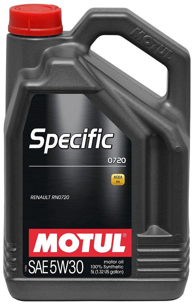 Моторное масло Motul Specific RN 0720 5W30 синтетическое 5л