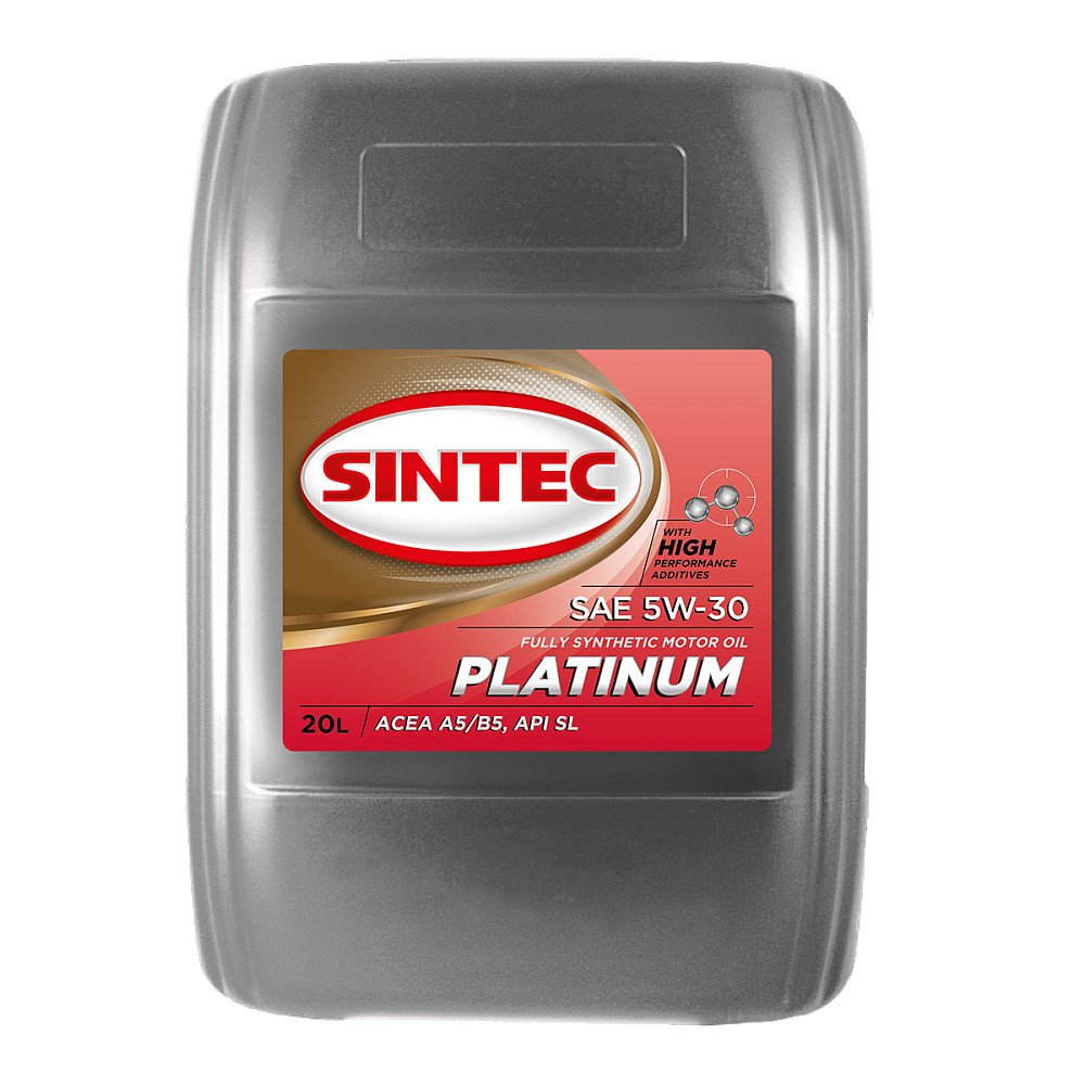 Моторное масло Sintec Platinum SL 5W30 синтетическое 20л