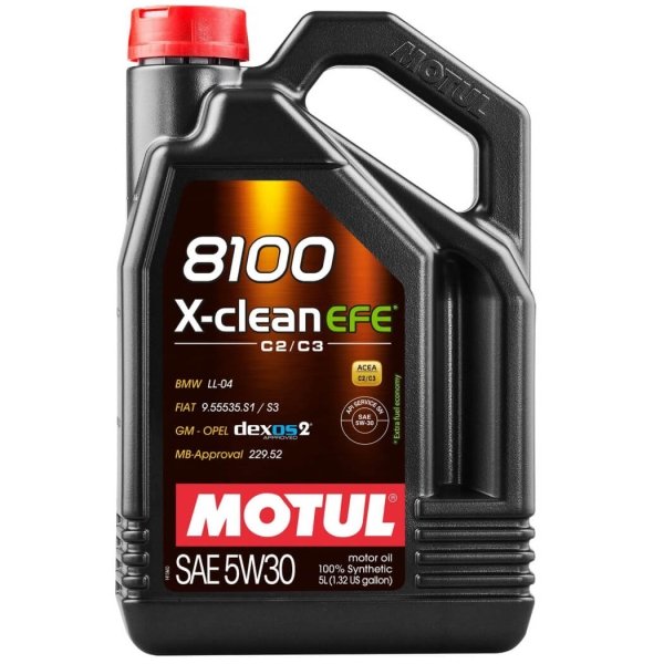 Моторное масло Motul 8100 X-Clean EFE 5W30 синтетическое 5л