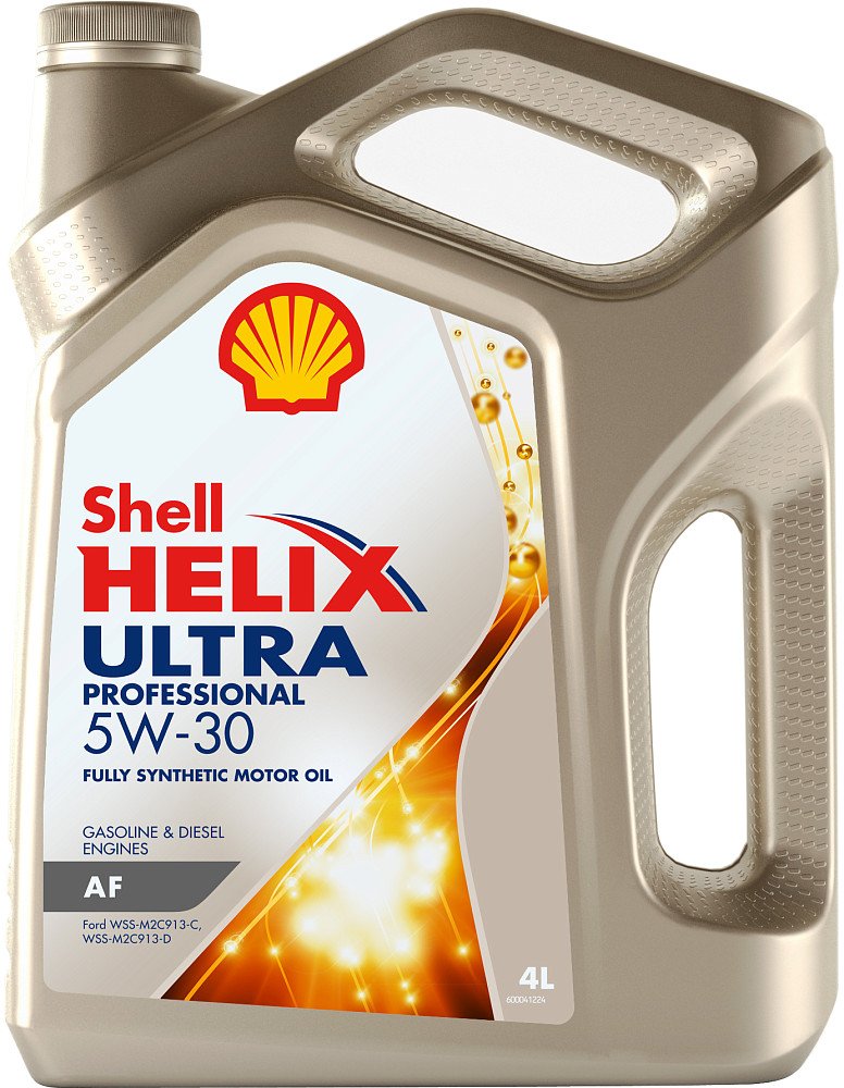 Моторное масло Shell Helix Ultra Professional AF 5W30 синтетическое 4л