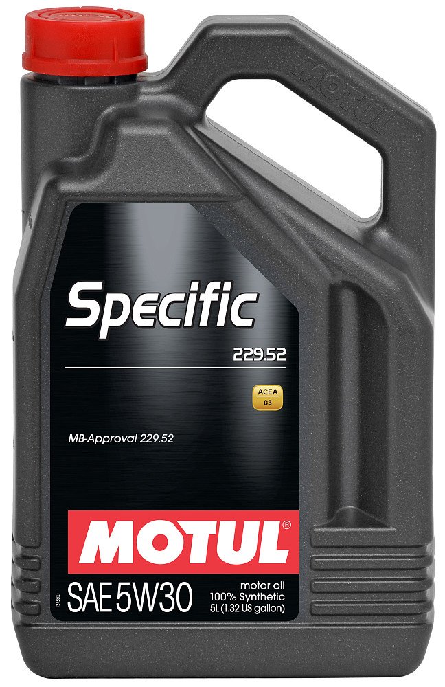 Моторное масло Motul Specific 229.52 5W30 синтетическое 5л