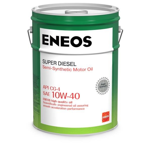 Моторное масло Eneos Super Diesel CG-4 10W40 полусинтетическое 20л