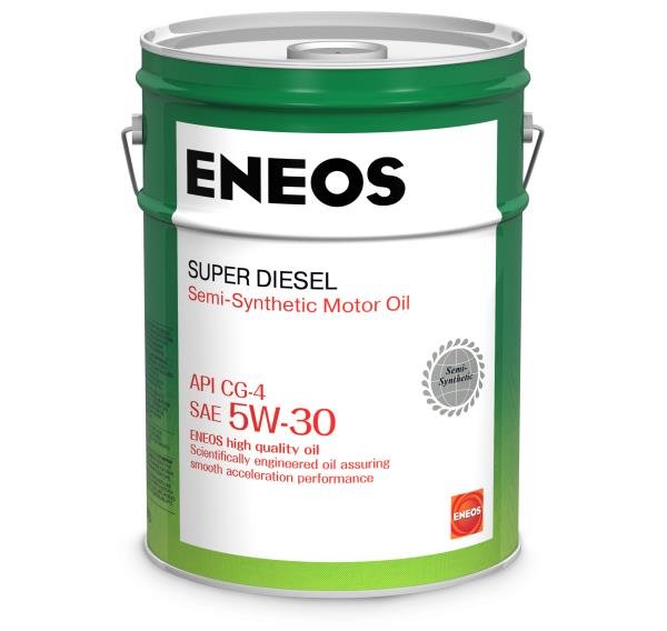 Моторное масло Eneos Super Diesel CG-4 5W30 полусинтетическое 20л