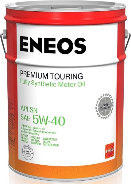 Моторное масло Eneos Premium Touring SN 5W40 синтетическое 20л