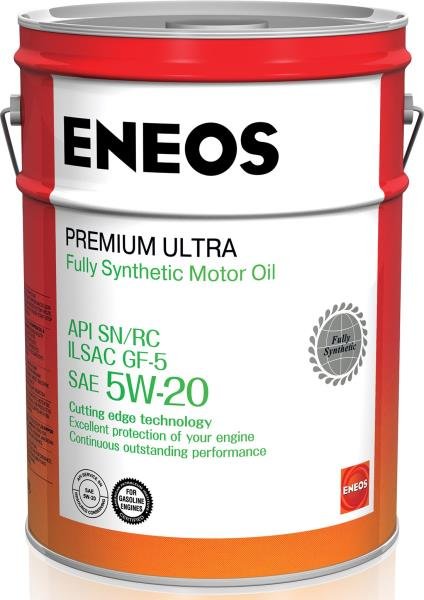Моторное масло Eneos Premium Ultra SN/RC 5W20 синтетическое 20л