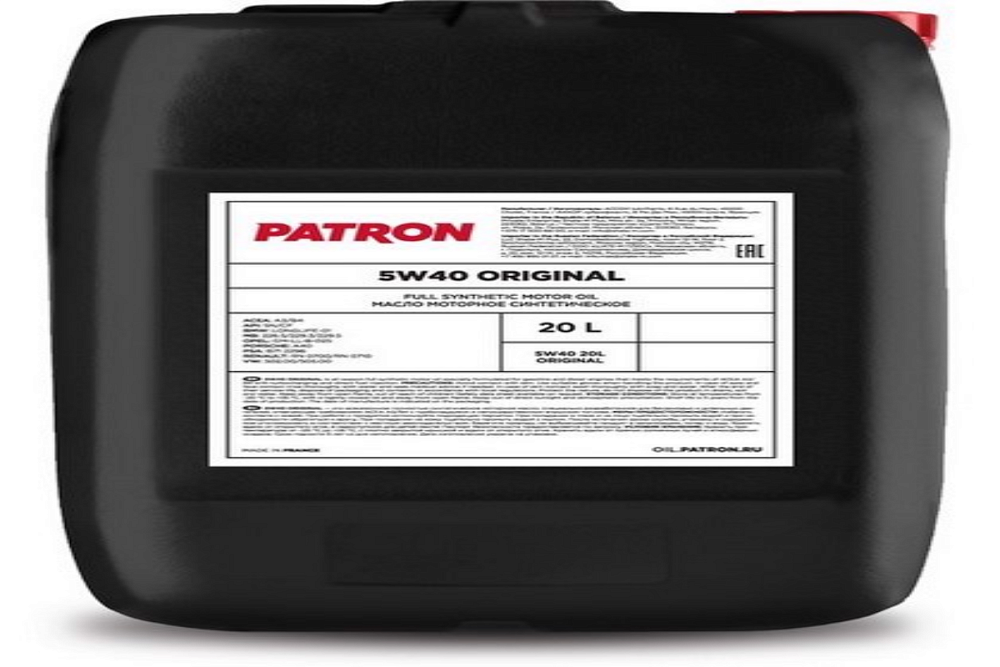 Моторное масло Patron Original 5W40 синтетическое 20л