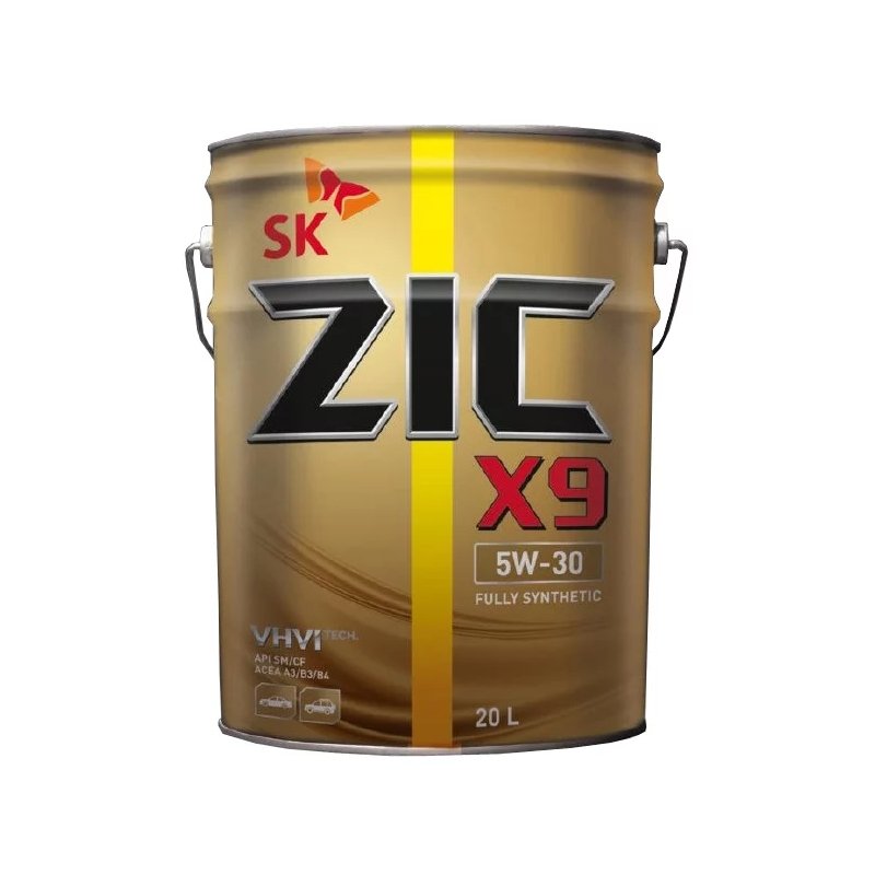 Моторное масло ZIC X9 5W30 синтетическое 20л