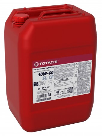 Моторное масло Totachi Niro Optima Pro SL/CF 10W40 полусинтетическое 60л