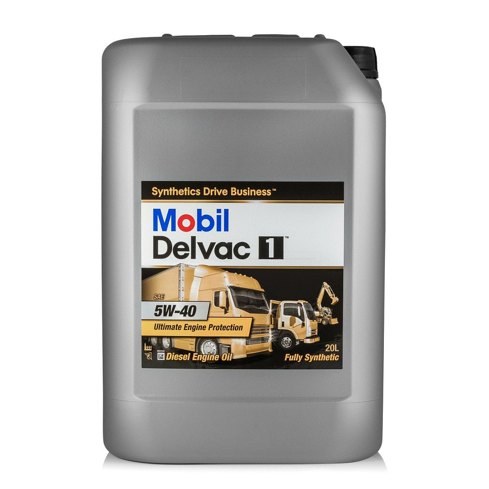 Моторное масло Mobil Delvac 1 5W40 синтетическое 20л