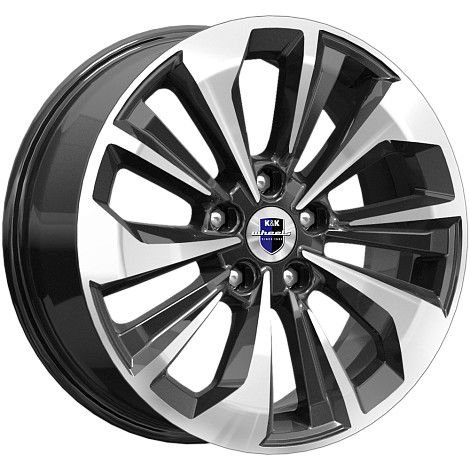 КиК Авиор алмаз-черный 7x17/5x114.3 D66.6 ET37  